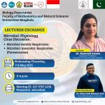 Lecturer Exchange Program Highlights Microbial Physiology with Expert from Pakistan