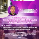 Guest Lecturer: Application of X-Ray Diffraction for Crystal Structure and Material Analysis at Universitas Bengkulu