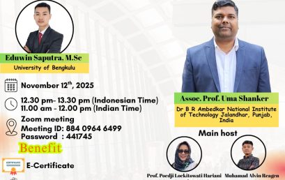 Undergraduate Chemistry Program, University of Bengkulu, Hosts International Lecture on Nanomaterials: Fabrication and Applications