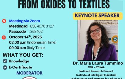 Chemistry Undergraduate Program of The University of Bengkulu Holds International General Lecture on Green Chemistry and Sustainable Textile Materials