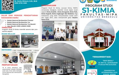 Saatnya Jadi Bagian dari Generasi Saintis Masa Depan! 🌟Program Studi S1 Kimia Universitas Bengkulu Buka Pendaftaran SNPMB