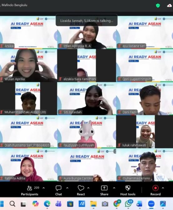 Program AI Ready ASEAN Perkuat Literasi Digital 242 Mahasiswa FMIPA UNIB
