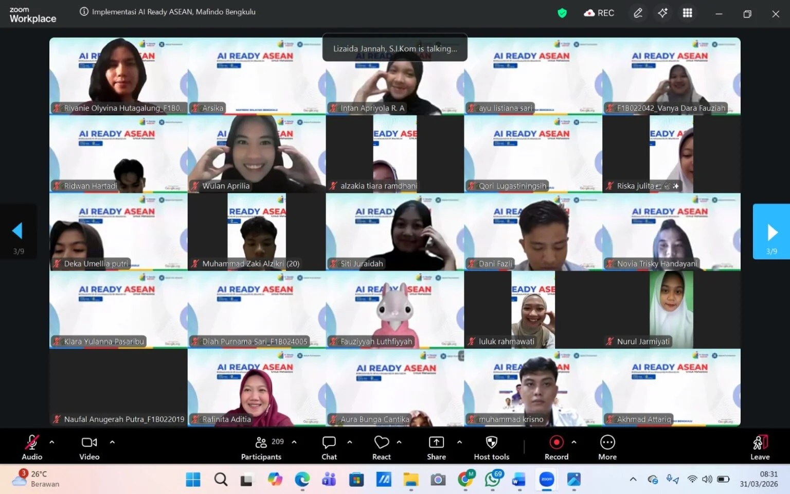 Program AI Ready ASEAN Perkuat Literasi Digital 242 Mahasiswa FMIPA UNIB Program AI Ready ASEAN Perkuat Literasi Digital 242 Mahasiswa FMIPA UNIB