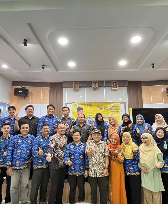 Jurusan Kimia FMIPA UNIB Gelar Acara Purna Bakti Dr. Agus Martono Hadi Putranto, D.E.A
