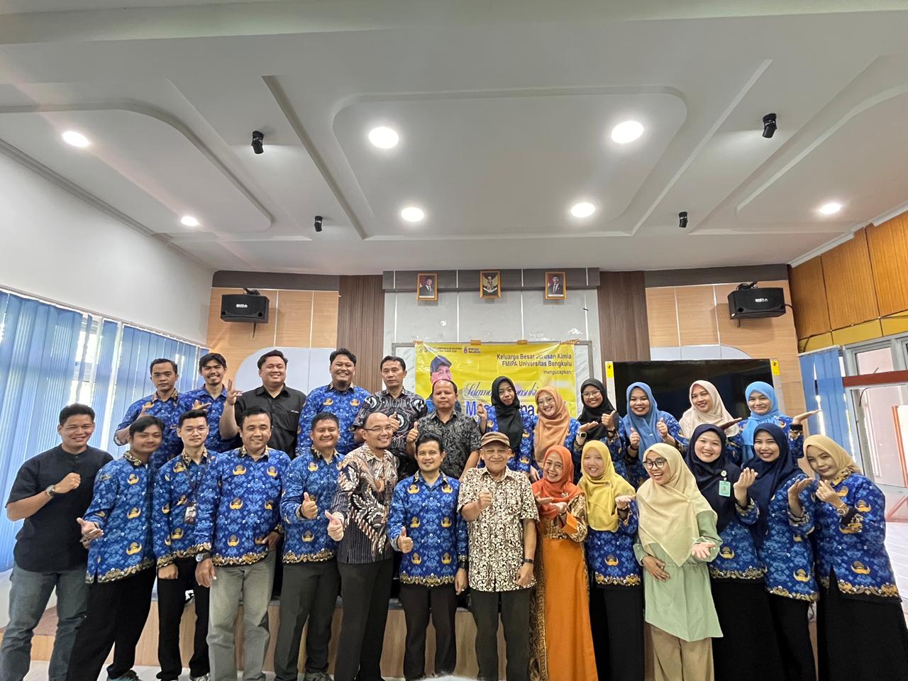 Jurusan Kimia FMIPA UNIB Gelar Acara Purna Bakti Dr. Agus Martono Hadi Putranto, D.E.A Jurusan Kimia FMIPA UNIB Gelar Acara Purna Bakti Dr. Agus Martono Hadi Putranto, D.E.A