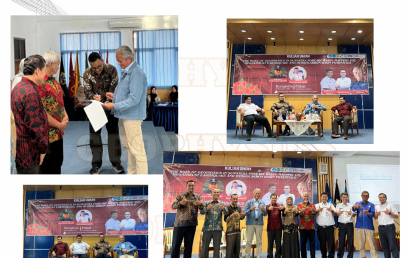 Professor of Geophysics Study Program Inaugurated as Chairman of HAGI Bengkulu Regional Committee for the 2024-2026 Period