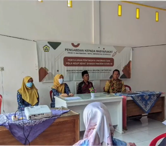 Counseling on Vaccination and Healthy Lifestyle During the Covid-19 Pandemic in Kota Padang Village, South Bengkulu