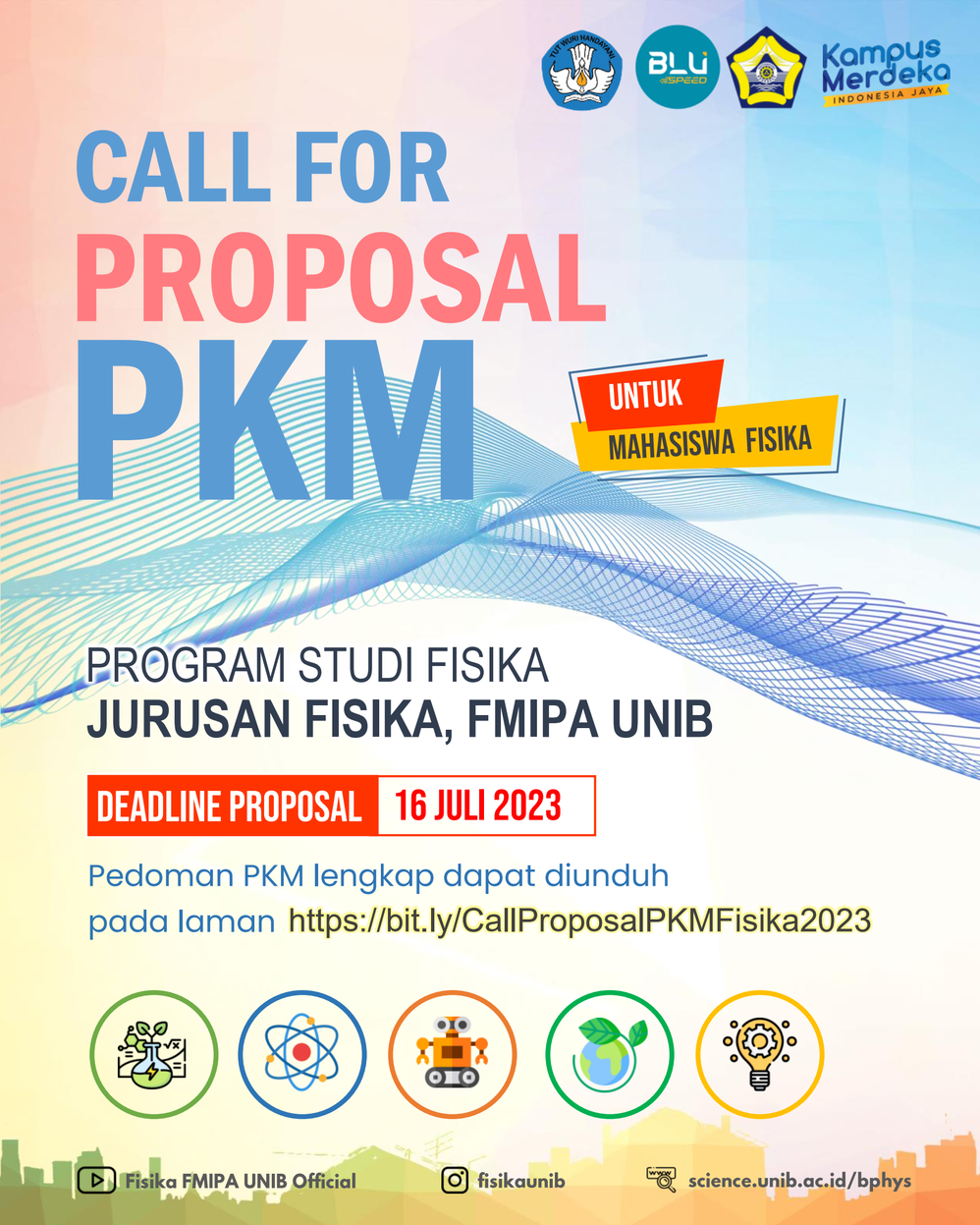 Call Proposals for Student Creativity Program, Physics Study Program, 2023