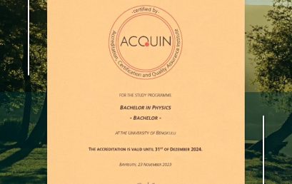 ACQUIN INTERNATIONAL ACCREDITATION ACQUIN INTERNATIONAL ACCREDITATION