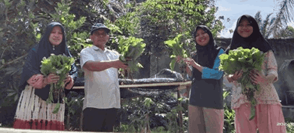 USING COCOPEAT AND SAND TO PLANT PAKCOY MUSTARD GREENS USING WOODEN BOX PLANTING MEDIA IN NARROW LAND EQUIPPED WITH AUTOMATIC SPRINKLE SPRAYER MODEL WATERING FOR THE FAMILY WELFARE PROGRAM MELATI GROUP, TALANG PAUH KELAPA VILLAGE, CENTRAL BENGKULU USING COCOPEAT AND SAND TO PLANT PAKCOY MUSTARD GREENS USING WOODEN BOX PLANTING MEDIA IN NARROW LAND EQUIPPED WITH AUTOMATIC SPRINKLE SPRAYER MODEL WATERING FOR THE FAMILY WELFARE PROGRAM MELATI GROUP, TALANG PAUH KELAPA VILLAGE, CENTRAL BENGKULU