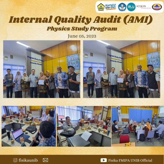 The Internal Quality Audit (AMI) June 2023 The Internal Quality Audit (AMI) June 2023