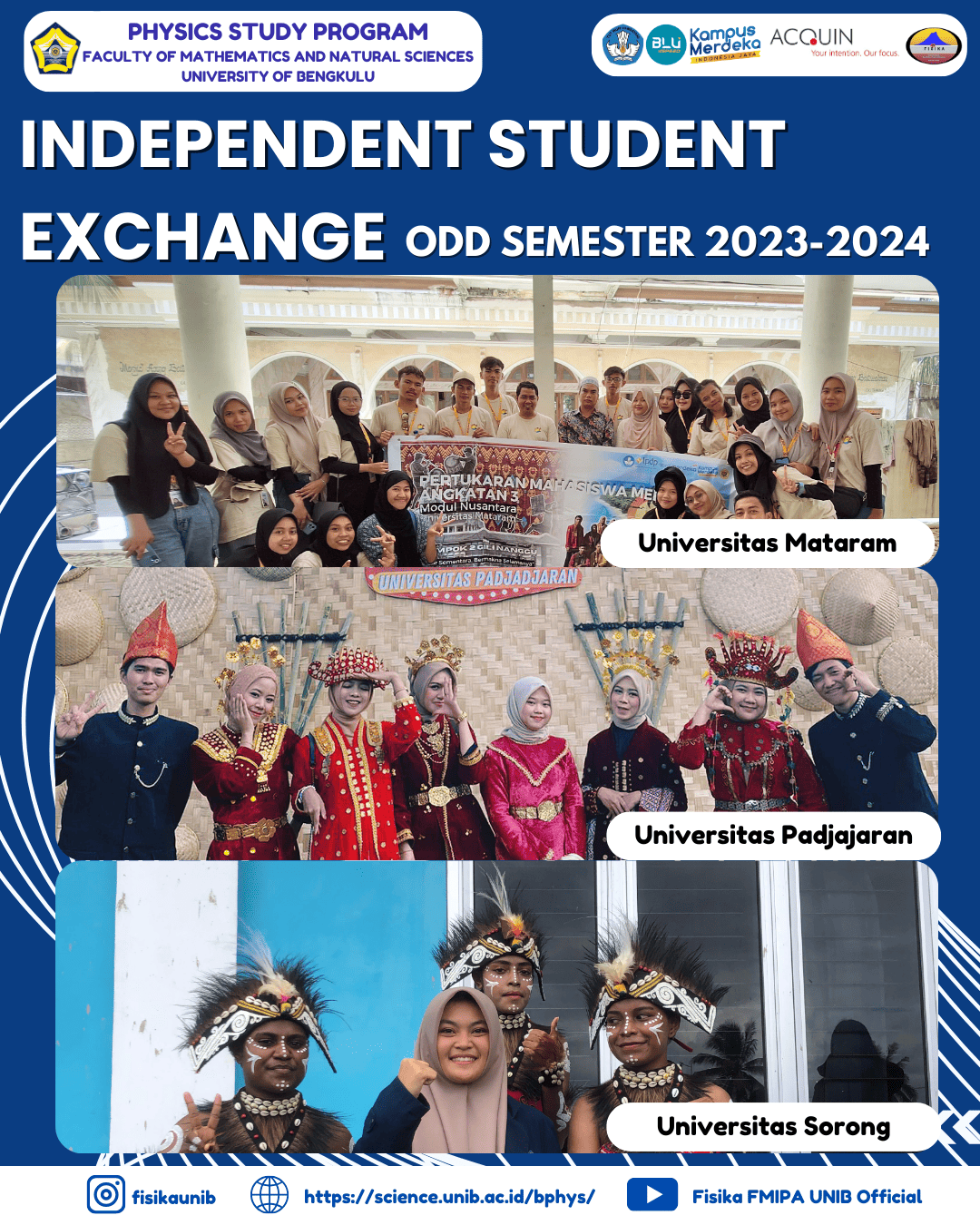 INDEPENDENT STUDENT EXCHANGE PROGRAM AT ODD SEMESTER, ACADEMIC YEAR 2023/2024