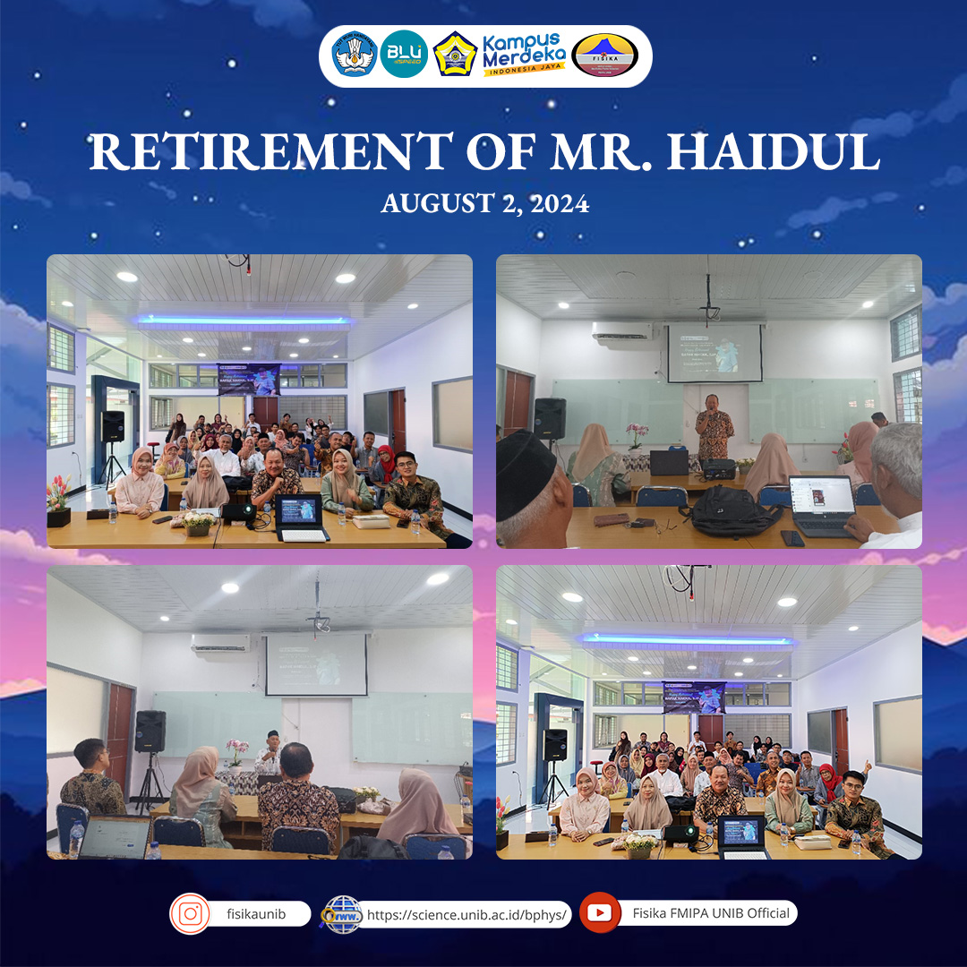 38 Years of Service: Happy Retirement Mr. Haidul, S.IP 38 Years of Service: Happy Retirement Mr. Haidul, S.IP