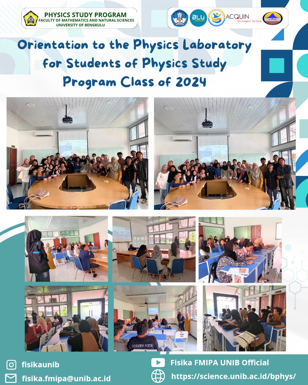 Orientation to the Physics Laboratory for Students of Physics Study Program Class of 2024 Orientation to the Physics Laboratory for Students of Physics Study Program Class of 2024