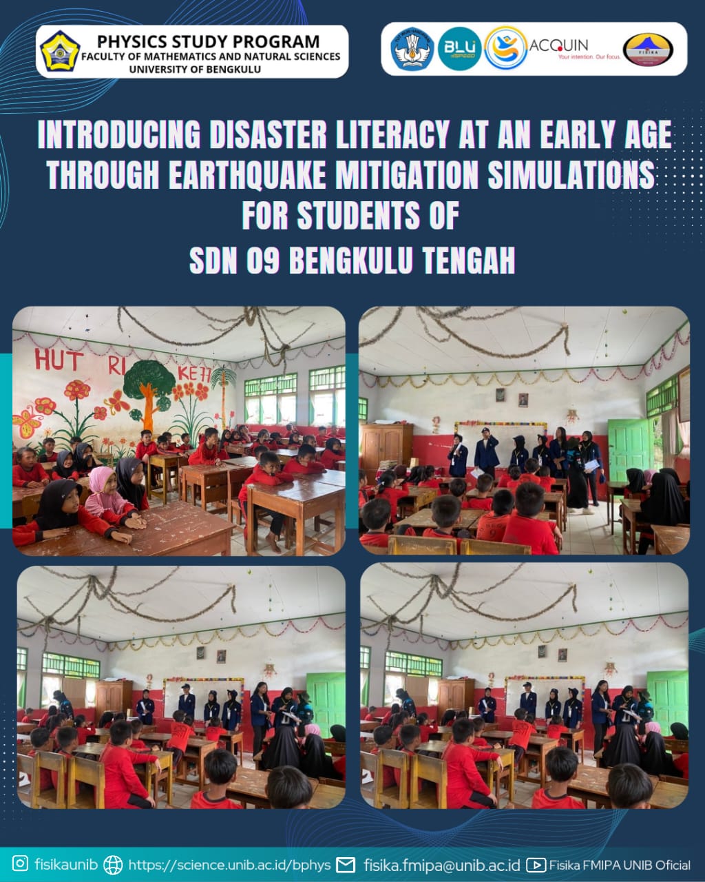 Enhancing Earthquake Preparedness Among Elementary School Students Through Socialization and Simulation Activities Enhancing Earthquake Preparedness Among Elementary School Students Through Socialization and Simulation Activities
