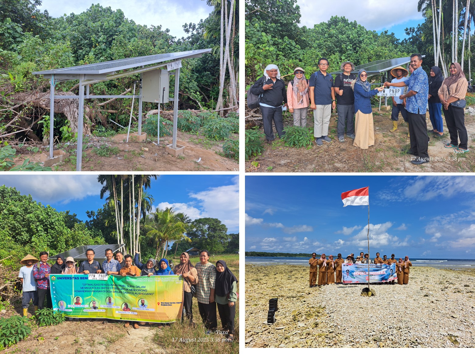University of Bengkulu Celebrates the 80th Independence Day by Providing Solar-Powered Pumps to Support Water Solutions for Farmers