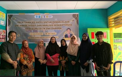 Pengabdian Masyarakat Mahasiswa: Pelatihan Ms. Excel untuk Pengelolaan Database Siswa Bagi Guru