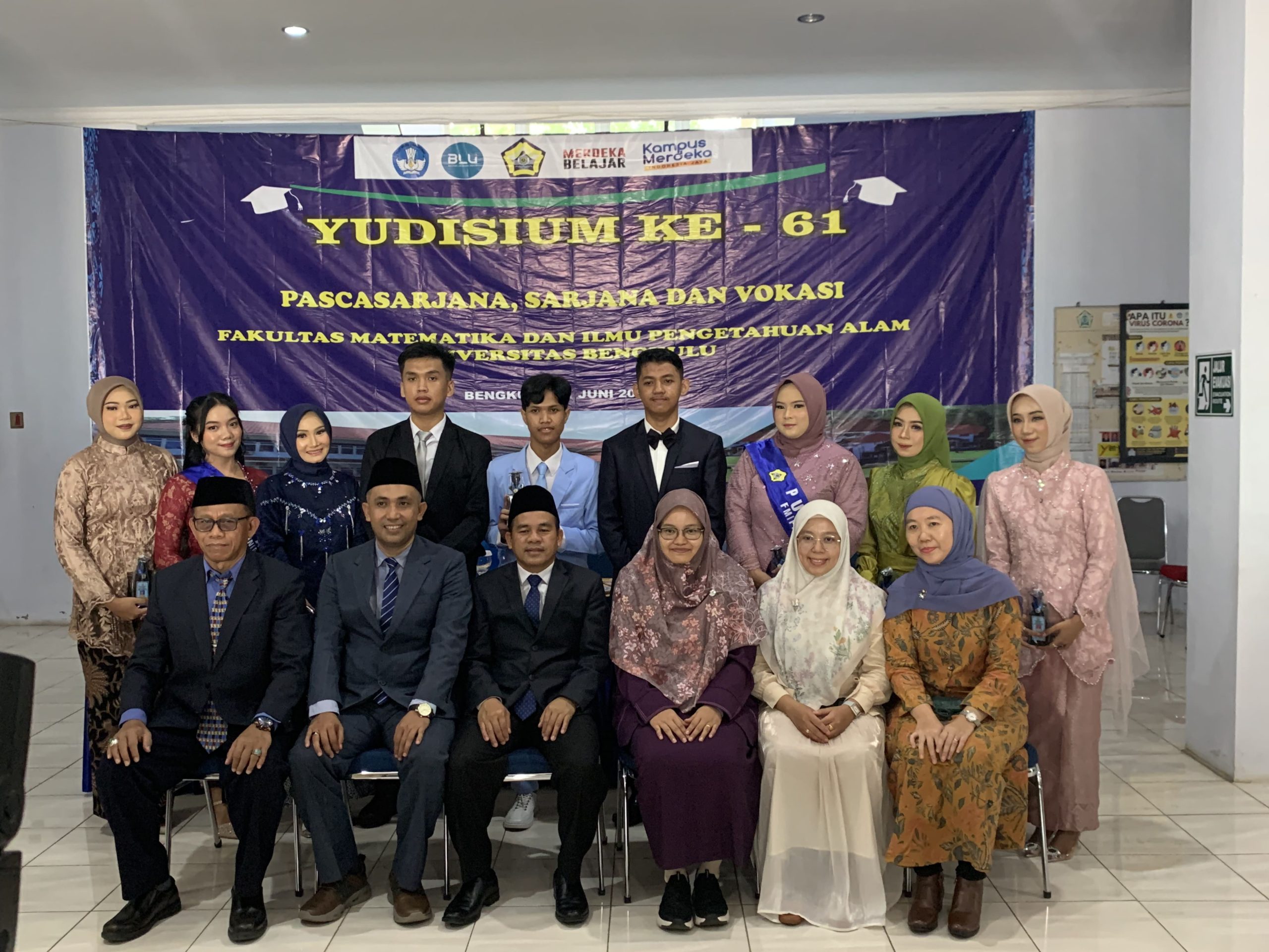 61st Judiciary of the Faculty of Mathematics and Natural Sciences, Bengkulu University 61st Judiciary of the Faculty of Mathematics and Natural Sciences, Bengkulu University