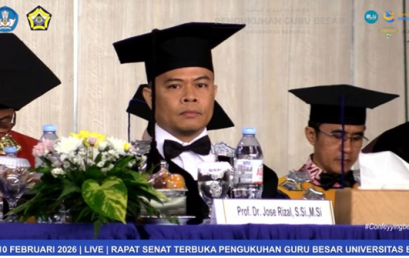 INAUGURATION OF A PROFESSOR IN APPLIED MATHEMATICS, FMIPA UNIB, Scientific Oration: “Measuring Meghatrast with Mathematics”/ PENGUKUHAN GURU BESAR BIDANG MATEMATIKA TERAPAN FMIPA UNIB, Orasi Ilmiah: “Menakar Meghatrast dengan Matematika”