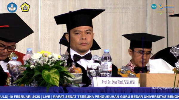 INAUGURATION OF A PROFESSOR IN APPLIED MATHEMATICS, FMIPA UNIB, Scientific Oration: “Measuring Meghatrast with Mathematics”/ PENGUKUHAN GURU BESAR BIDANG MATEMATIKA TERAPAN FMIPA UNIB, Orasi Ilmiah: “Menakar Meghatrast dengan Matematika”