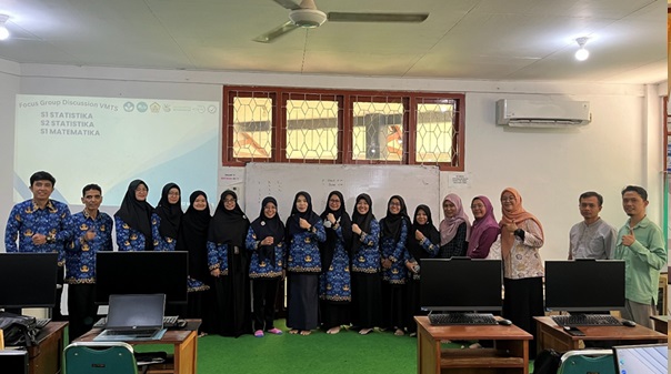 Undergraduate Statistics Program, in Collaboration with Undergraduate Mathematics and Master’s Statistics Programs, Conducts FGD on VMTS Formulation/ Prodi S1 Statistika Bersama S1 Matematika dan S2 Statistika Melaksanakan FGD Penyusunan VMTS