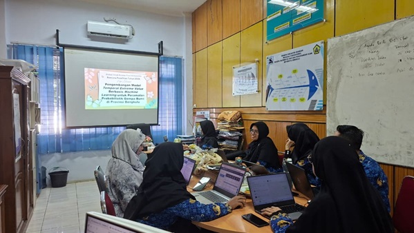 Scientific Discussion of the Undergraduate Statistics Program UNIB Explores Machine Learning-Based Earthquake Forecasting Models/  Diskusi Ilmiah Prodi S1 Statistika UNIB Bahas Model Peramalan Gempa Berbasis Machine Learning￼