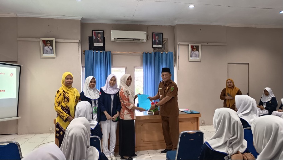 Serah Terima Mahasiswa PKK II Prodi D3 Kebidanan di RSUD Harapan dan Doa Kota Bengkulu