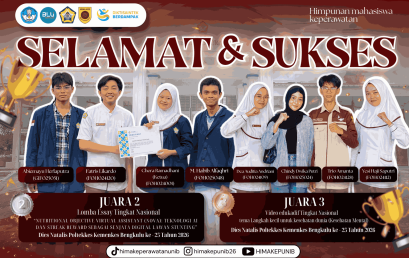 Sapu Bersih Prestasi Nasional! Mahasiswa Keperawatan UNIB Bersinar di Ajang Dies Natalis 2026