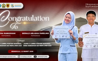 Gemilang di Ajang Nasional! Prodi D3 Keperawatan UNIB Raih Juara 1 dan 2 Lomba Poster Gema Ramadhan FMIPA