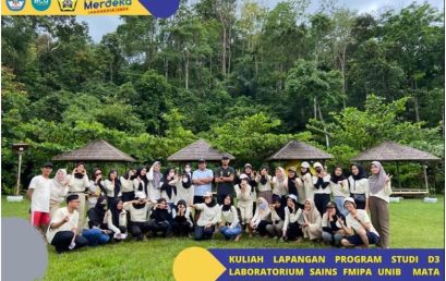 KULIAH LAPANGAN MAHASISWA SEMESTER 3 PROGRAM STUDI D3 LABORATORIUM SAINS FMIPA UNIB MATA PRAKTIKUM TEKNIK SAMPLING DI DESA RINDU HATI BENGKULU TENGAH