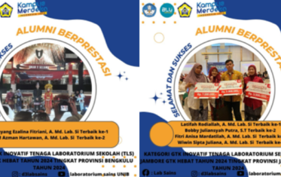 Alumni Program Studi D3 Laboratorium Sains Berprestasi di Ajang Jambore GTK 2024