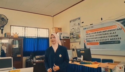 PELATIHAN DAN IMPLEMENTASI APLIKASI INVENTARIS ALAT DAN BAHAN LABORATORIUM BERBASIS MICROSOFT ACCESS