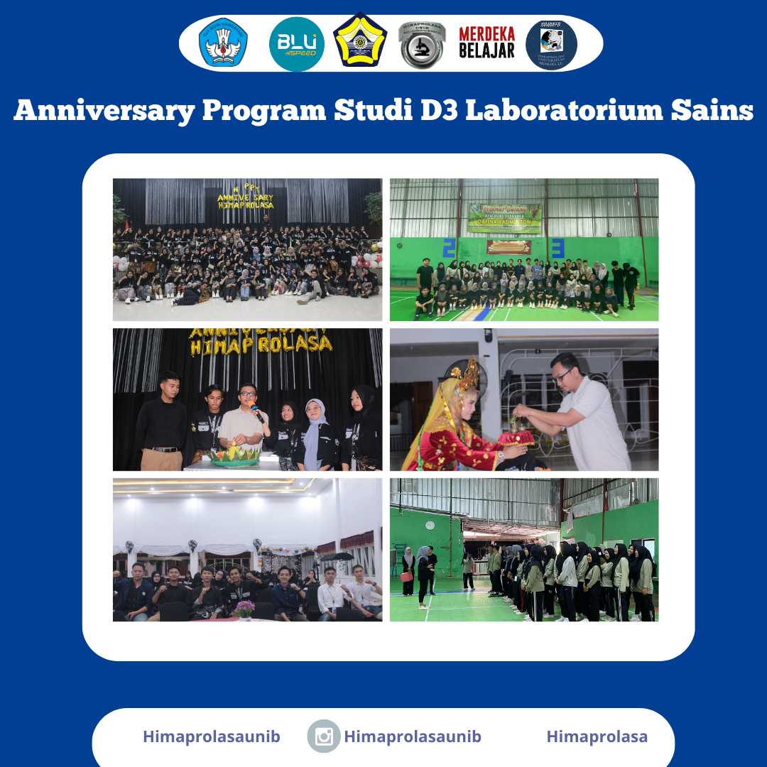 Dies Natalis yang ke 12 tahun Program Studi D3 Laboratorium Sains