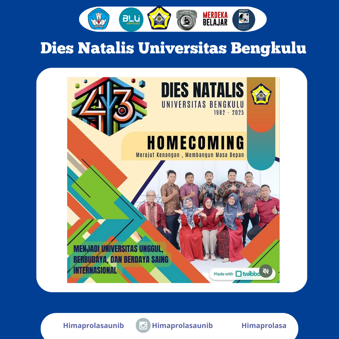 Dies Natalis Universitas Bengkulu yang ke 43 Dies Natalis Universitas Bengkulu yang ke 43