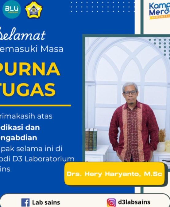 Purna Tugas Dosen D3 Laboratorium Sains (FMIPA) UNIVERSITAS BENGKULU