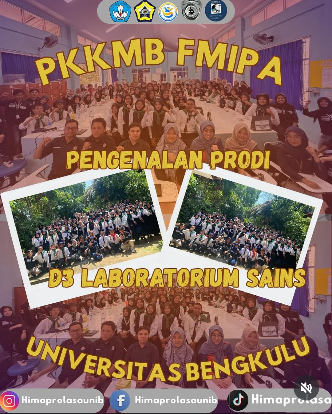 PKKMB FMIPA Pengenalan Program Studi D3 Laboratorium Sains kepada Mahasiswa Baru 2025 PKKMB FMIPA Pengenalan Program Studi D3 Laboratorium Sains kepada Mahasiswa Baru 2025
