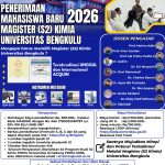 Program Studi Magister Kimia membuka kembali pendaftaran Jalur Umum Tahun Ajaran 2026/2027