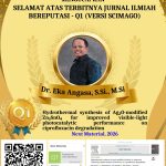 S2 Kimia FMIPA UNIB Torehkan Prestasi Gemilang Melalui Publikasi Jurnal Internasional Bereputasi Q1