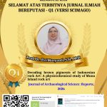 Dosen FMIPA Sukses Tembus Jurnal Internasional Bereputasi Q1 Scimago Terkait Seni Cadas Muna