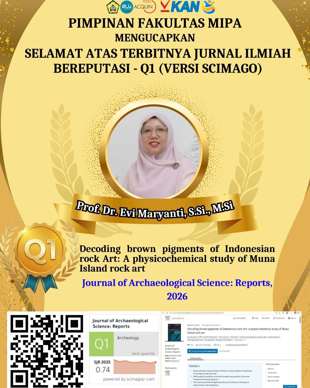 Dosen FMIPA Sukses Tembus Jurnal Internasional Bereputasi Q1 Scimago Terkait Seni Cadas Muna Dosen FMIPA Sukses Tembus Jurnal Internasional Bereputasi Q1 Scimago Terkait Seni Cadas Muna