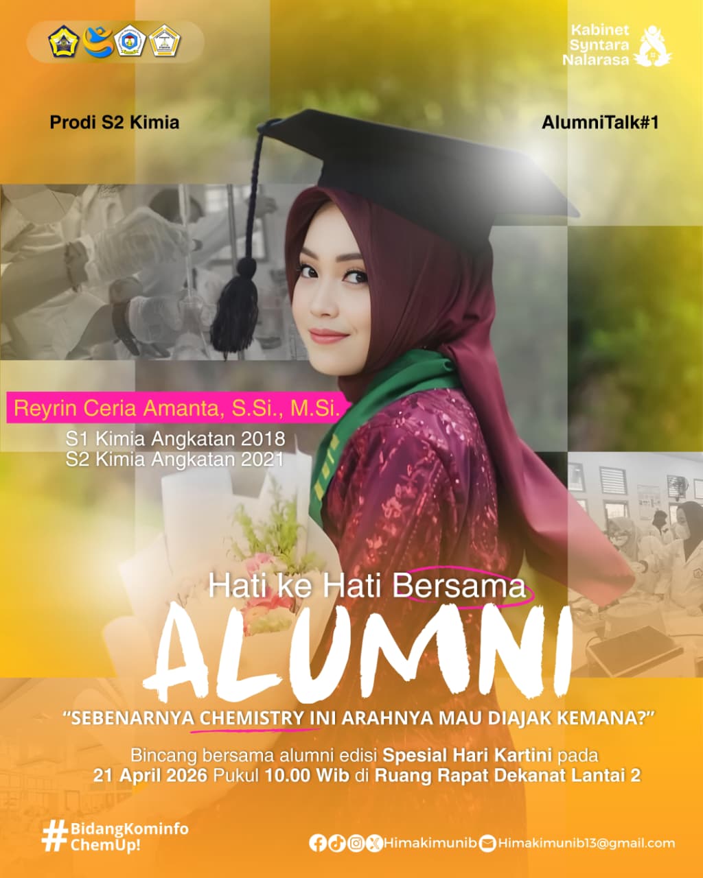 AlumniTalk#1 Bedah Peluang Karir dan Masa Depan Lulusan Kimia