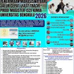 Kabar Gembira! Universitas Bengkulu Buka Pendaftaran Jalur Cepat (Fast Track) S2 Kimia Tahun 2026