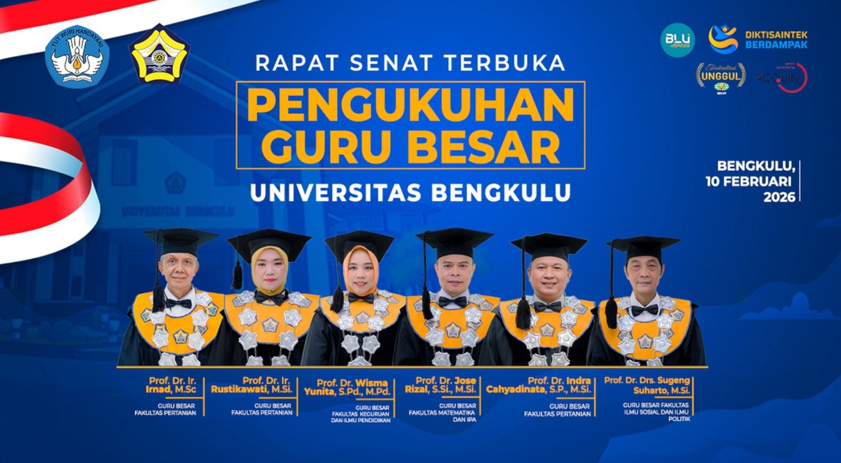 Pengukuhan Prof. Dr. Jose Rizal, S.Si., M.Si. Pengukuhan Prof. Dr. Jose Rizal, S.Si., M.Si.