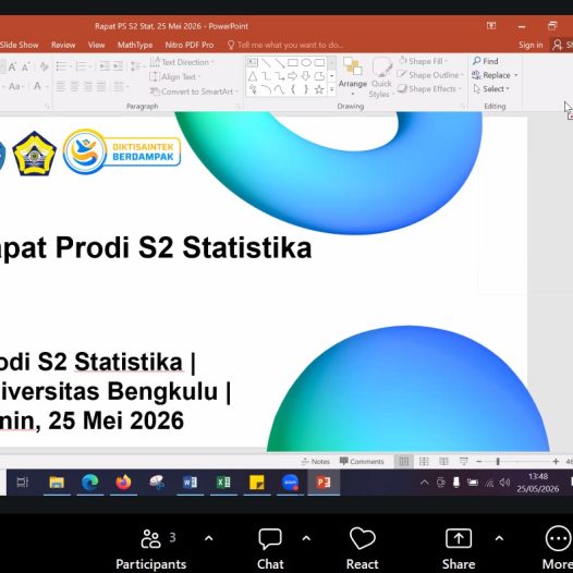 Rapat Dosen Prodi S2 Statistika