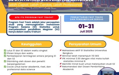 Program Magister Statistika FMIPA Universitas Bengkulu Membuka Penerimaan Mahasiswa Baru Periode Tahun 2025