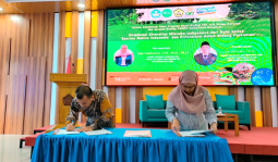 Biology Department, FMIPA UNIB held a general  lecture and signed The Memorandum of Agreement (MoA) and Implemetation of Agreement (IA)  with the Faculty of Science and Technology, UIN Sunan Kalijaga