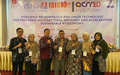 Students and lecturers of Biology department, FMIPA UNIB joined the  International Symposium hosted by National Research and Innovation Agency (BRIN) in collaborating with Indonesian Society for Microbiology (PERMI) in Bogor, 27-28th November 2023
