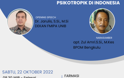 Kuliah Umum: “UPDATE REGULASI NARKOTIK DAN PSIKOTROPIK DI INDONESIA”