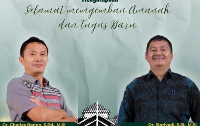 Selamat kepada WDKU FMIPA dan Ketua LPMPP Universitas Bengkulu Terpilih