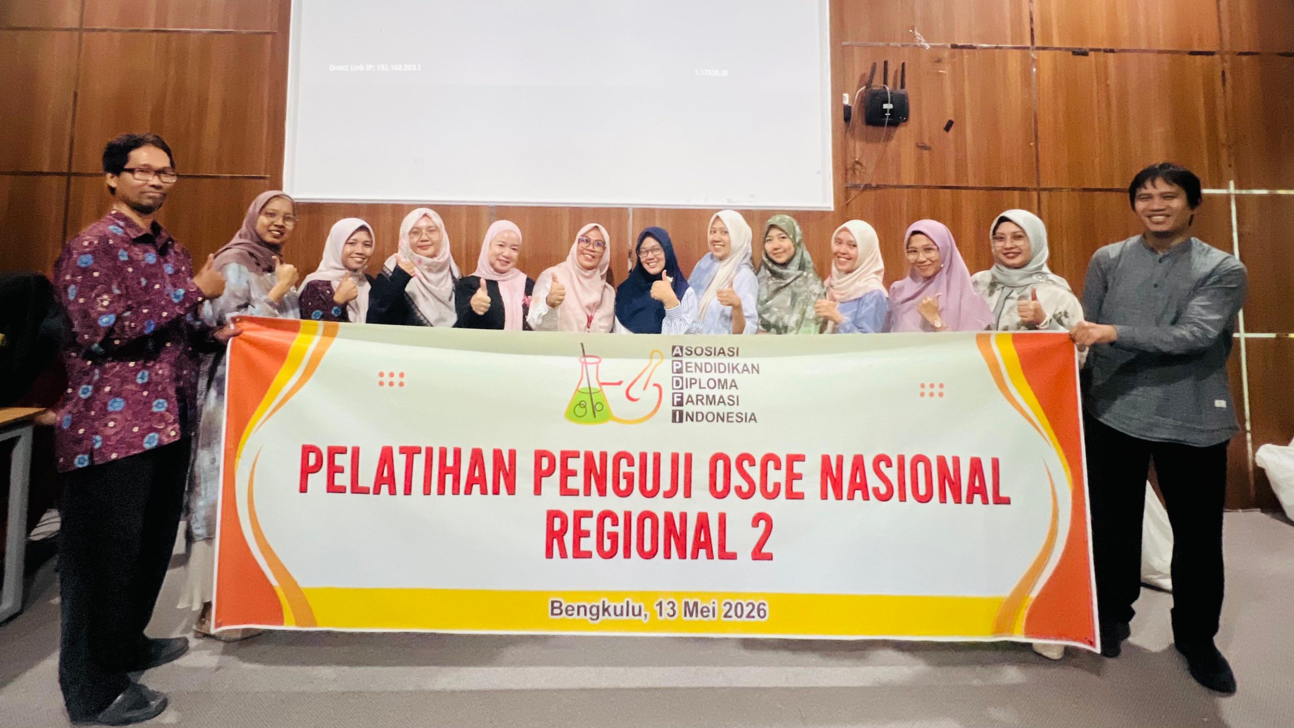Dosen Prodi D3 Farmasi Universitas Bengkulu Ikuti Pelatihan Penguji OSCE UKMPDFI di Poltekkes Kemenkes Bengkulu